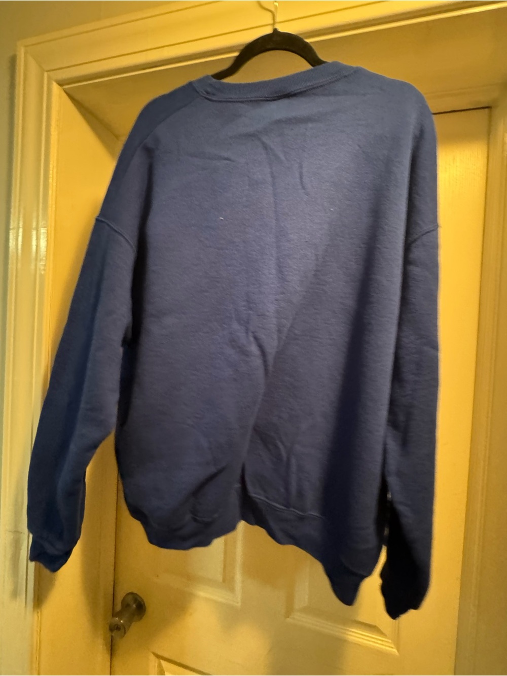 Vintage NFL New York Giants Blue Crewneck with Red & White Lettering - Picture 2 of 2
